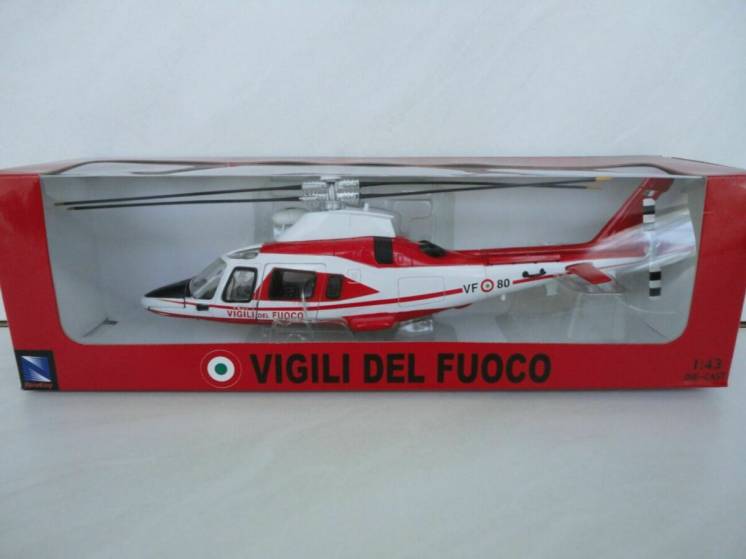 Вертоліт гелікоптер AGUSTA 1:43 New Ray гвинтокрил колекційна іграшка