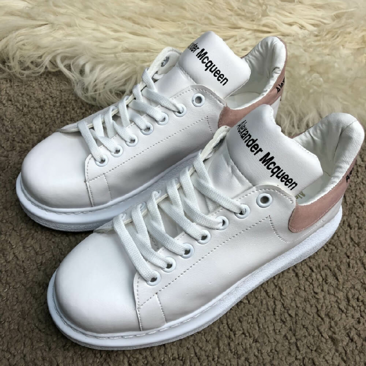 Кроссовки Alexandr McQueen Oversized White/Pink 