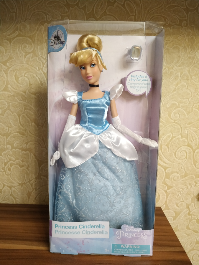 Классическая кукла принцесса Дисней - Золушка с колечком