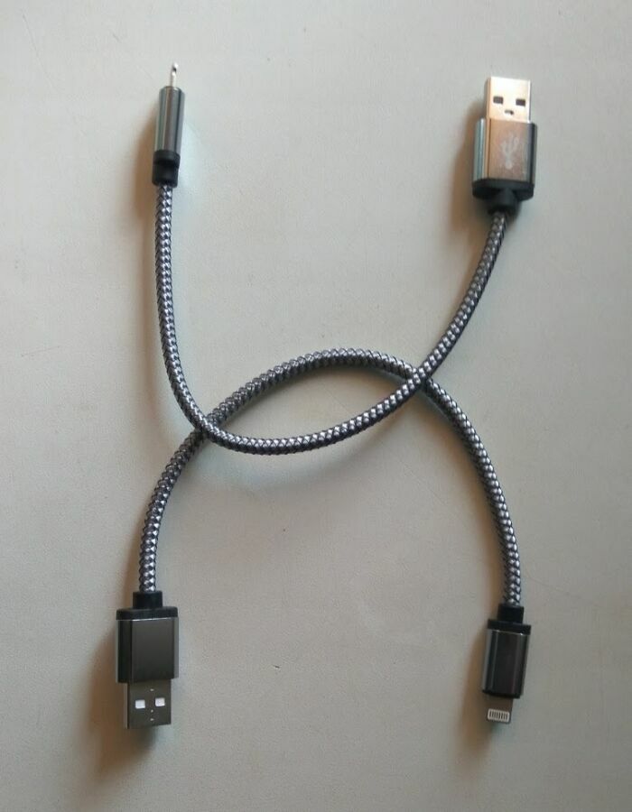 Кабель для iPhone шнур 0,25 метра шнур