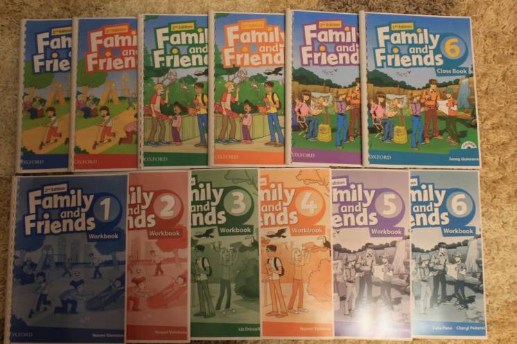Family and friends 2nd edition ClassBook+Workbook