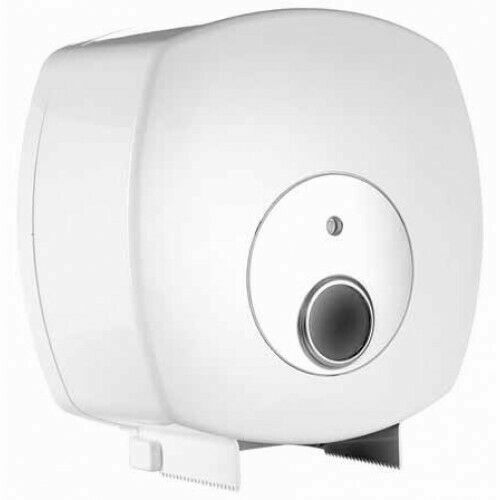 Диспенсер для туалетной бумаги Джамбо белый пластик (900610PW)