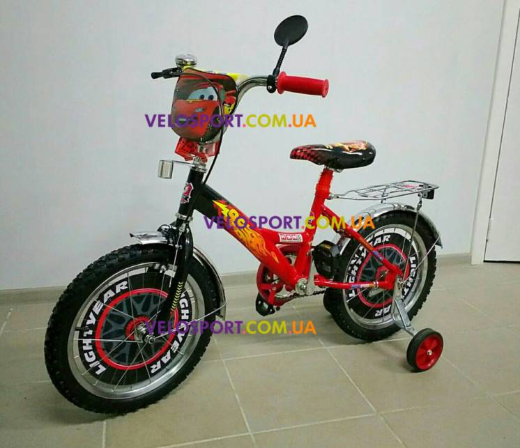 Детский велосипед Mustang Тачки 12 - 20 дюймов для мальчика