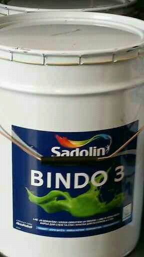 SADOLIN BINDO 3 водоэмульсионная краска (матовая)-10л/2455грн