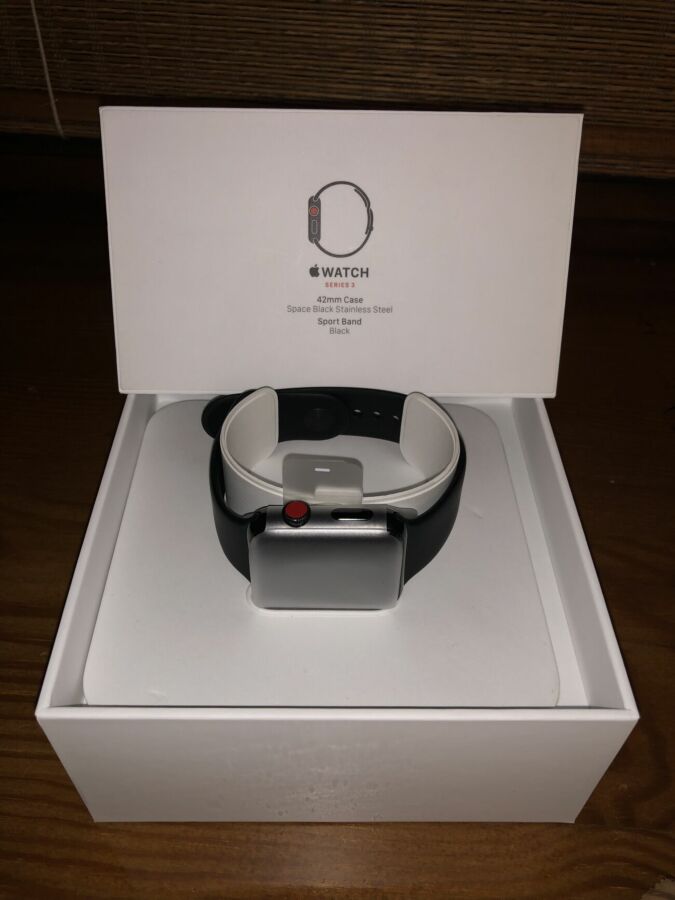Apple watch 3 stainless steel 42mm