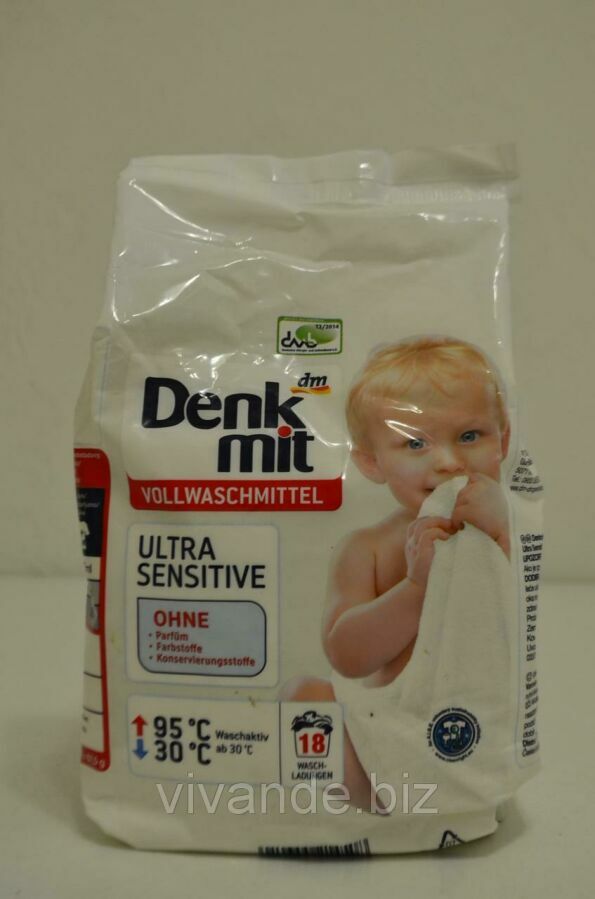 Denkmit Vollwaschmittel Ultra Sensitive для детского белья 1, 215 кг