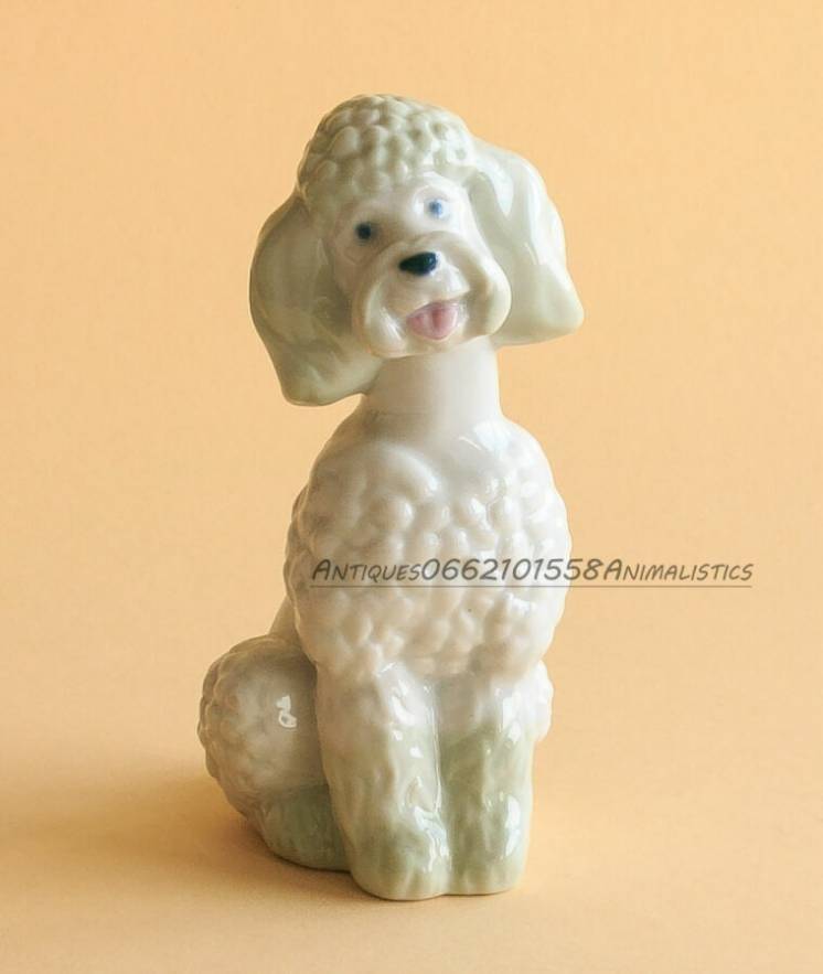 Фарфоровая статуэтка фарфор собака Пудель Киев