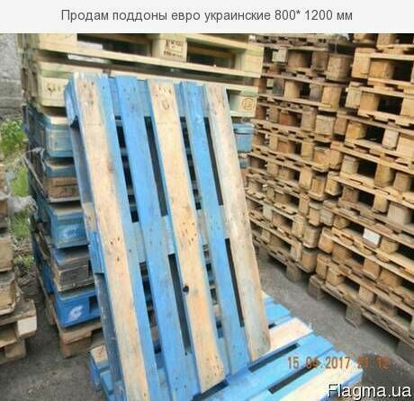 Продам поддоны евро украинские 800* 1200 мм
