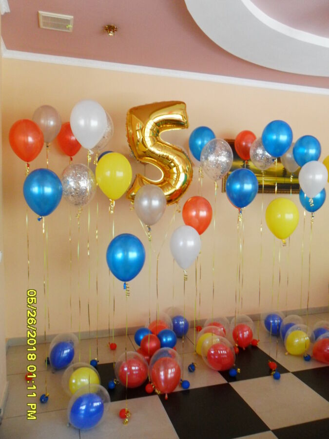Фотозона из шаров на день рождения