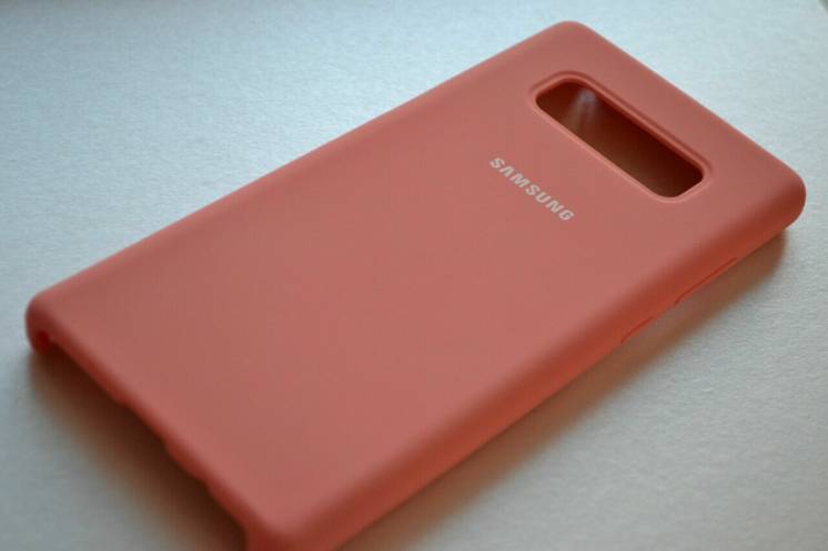 Чехол Silicone Case for Samsung Note 8 Pink