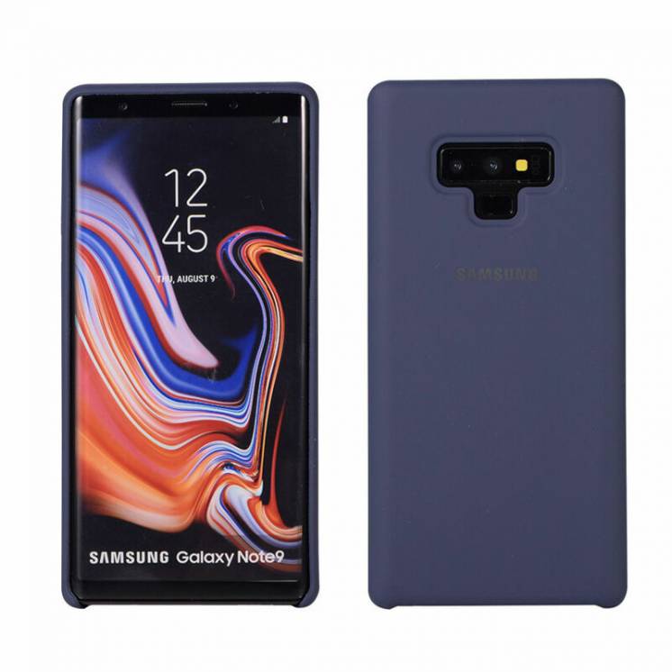 Чехол Silicone Case for Samsung Note 9 Midnight  blue