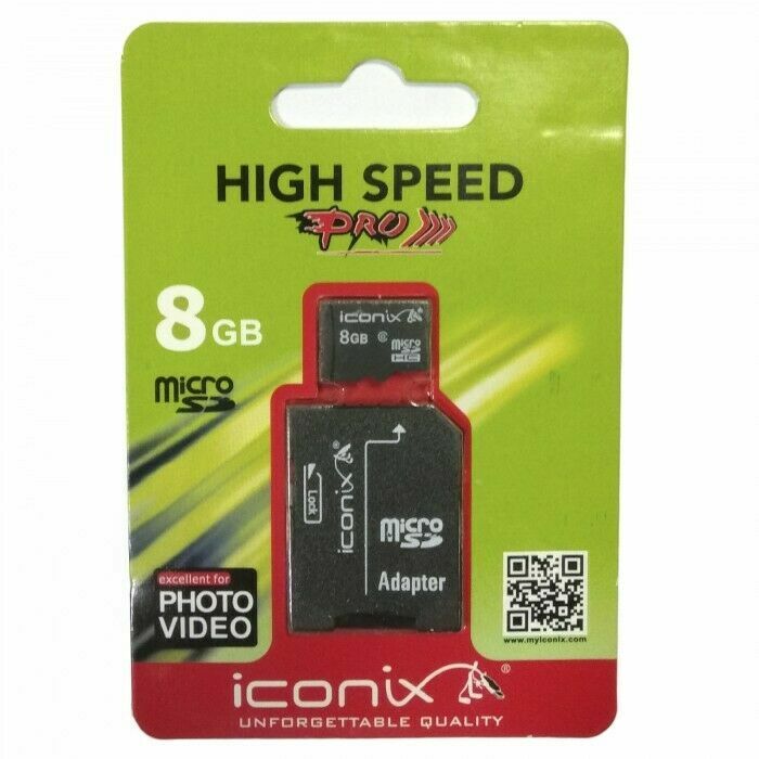 Iconix microSD Class 10 8GB