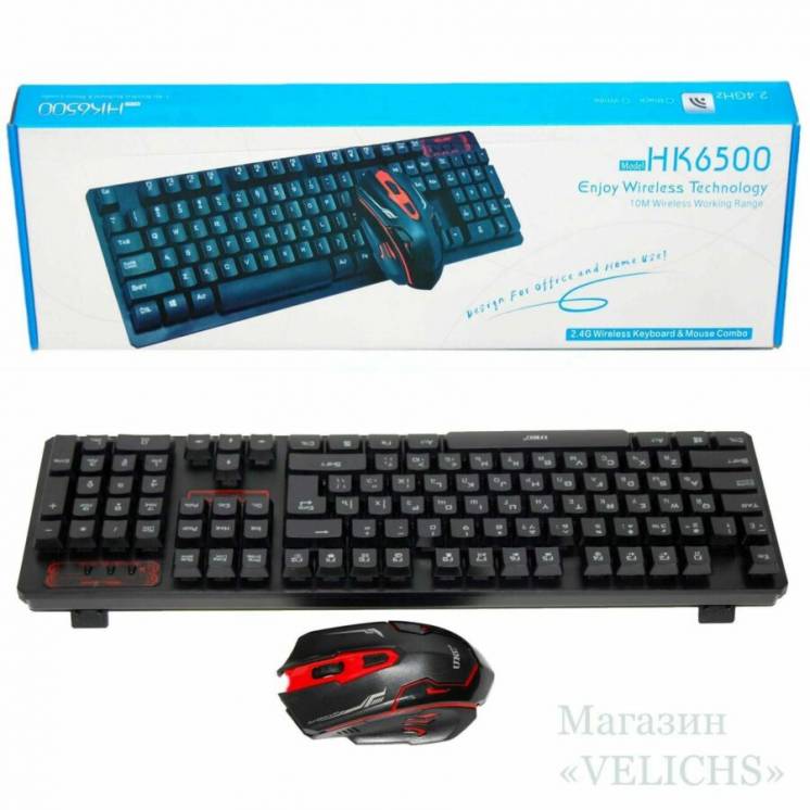 Комплект UKC HK6500 беспроводные клавиатура и мышь