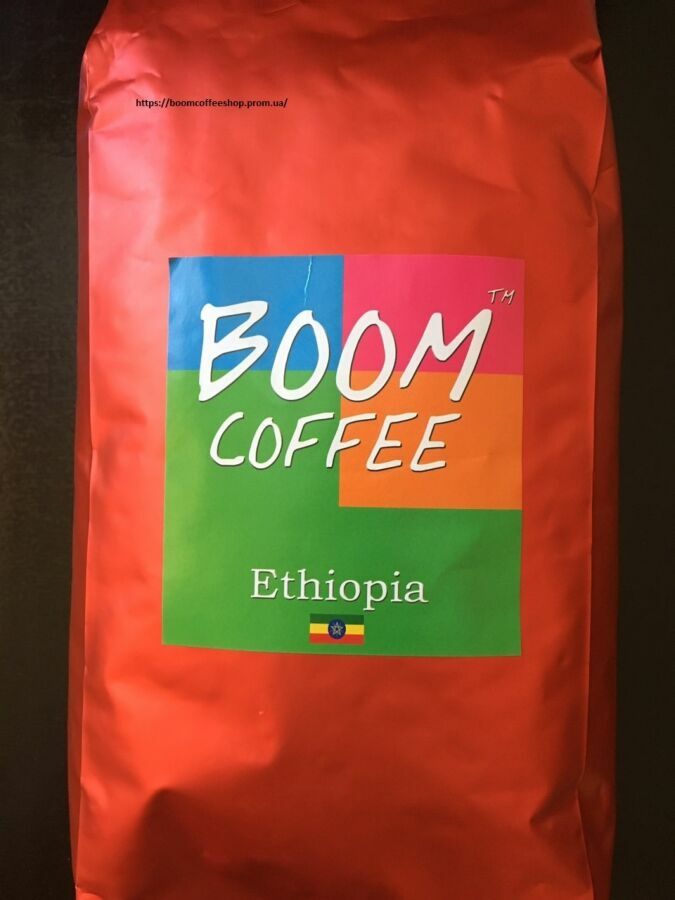 BoomCoffee Кофе в зернах арабика моносорт -  Эфиопия Джимма 1кг