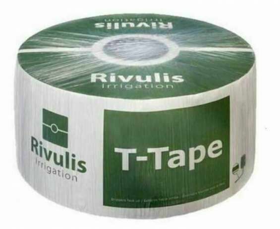 Капельная лента RIVULIS Ривулис T-Tape от 100м шаг 10см 15см 20см 30см