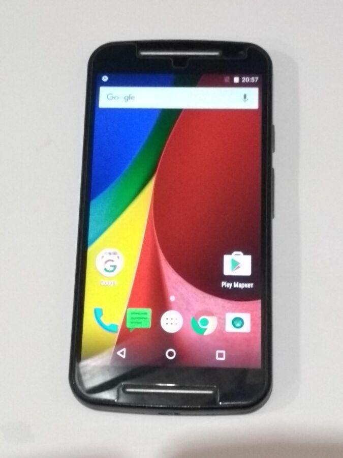 Смартфон Motorola Moto G2 8gb Dual Sim Black (xt1068)