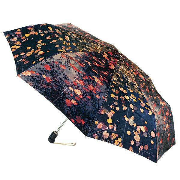Стильный зонт Zest 83744-002 с красочным принтом, сатин,автомат.