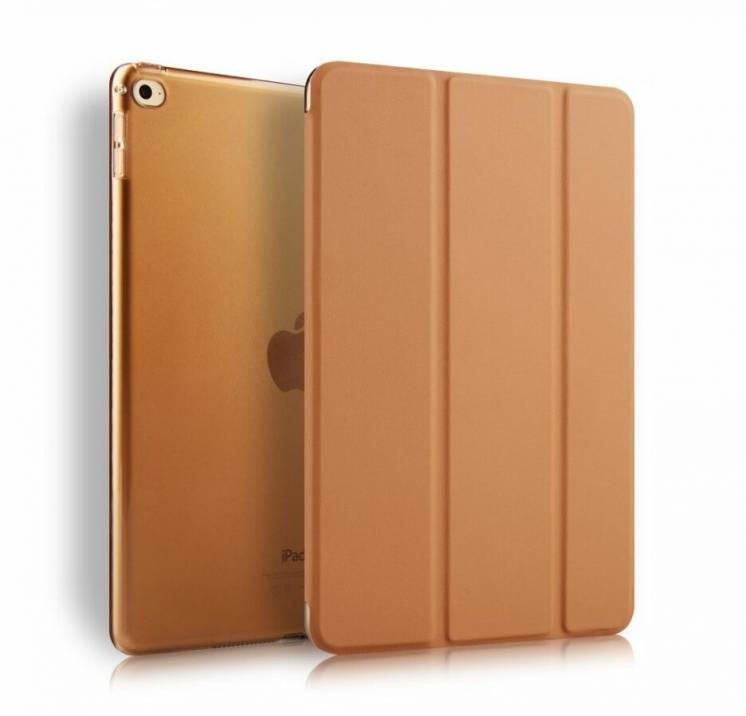 Чехол обложка Leather для iPad Air 2 Коричневый