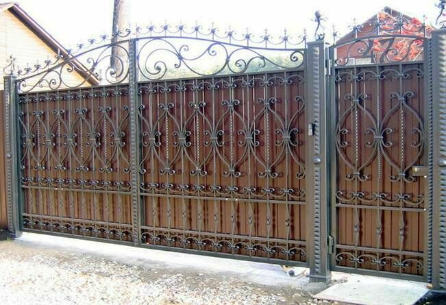 Ворота металлические. Изготовление сварных ворот Киев