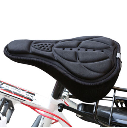 Вело чехол на седло сиденье силиконовая гелевая накладка велосипед