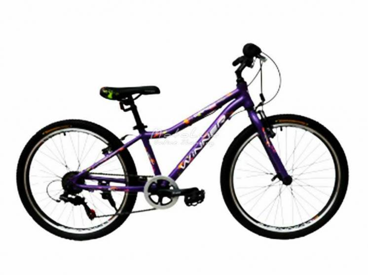 Подростковый велосипед Winner Candy, колеса 24, рама 13, purple