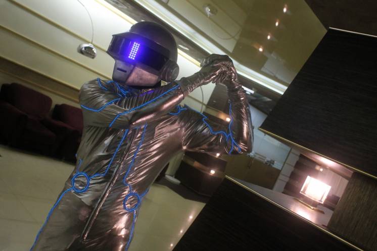 костюм LED киберпанк TRON
