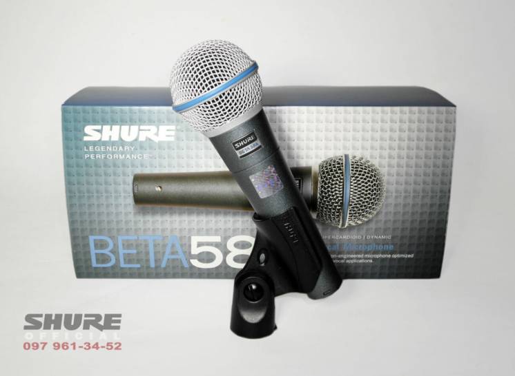 Микрофон Shure Beta 58A (Оригинал-Мексика,на гарантии!)  Вся Украина