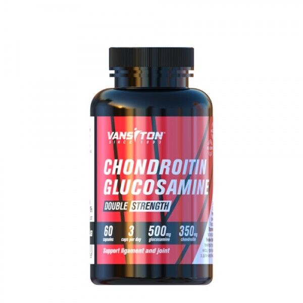 Высоко эффективный спорткомплекс Vansiton Хондроитин+Глюкозамин 60kps