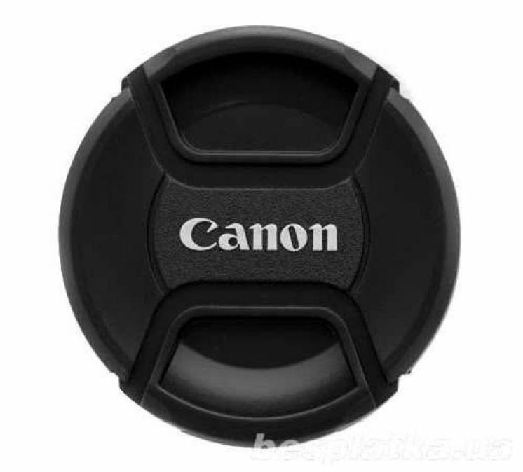 Canon – Фирменная крышка фотообъектива передняя, камер Кенон