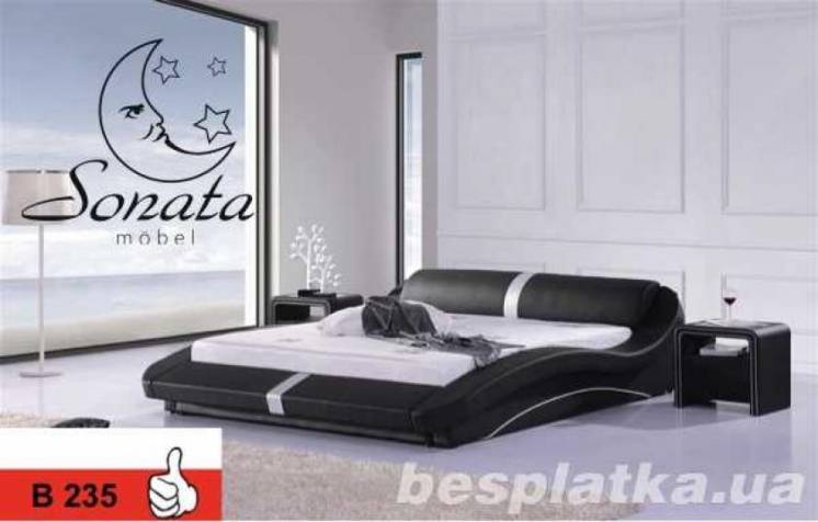 Кожаные кровати из Германии Sonata Mobel