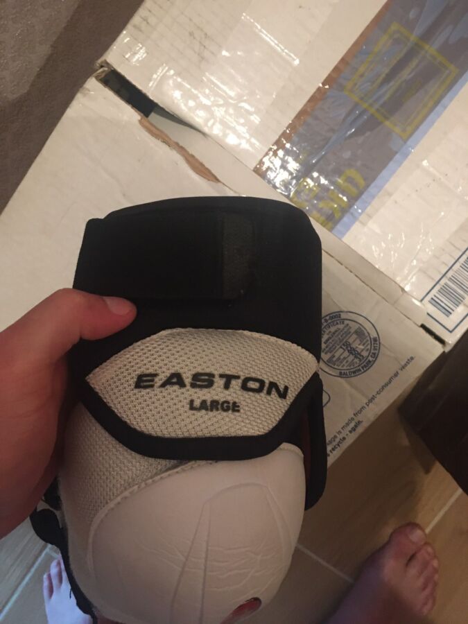 Хоккейные налокотники EASTON EQ30 размер L б/у