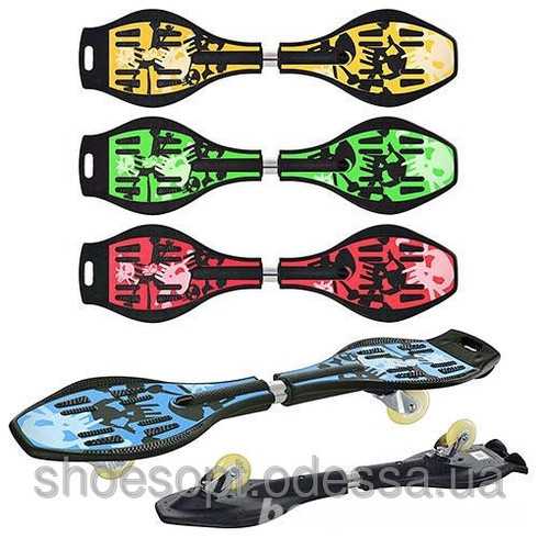Скейт/ скейтборд рипстик Ripstik двухколесный 4 цвета
