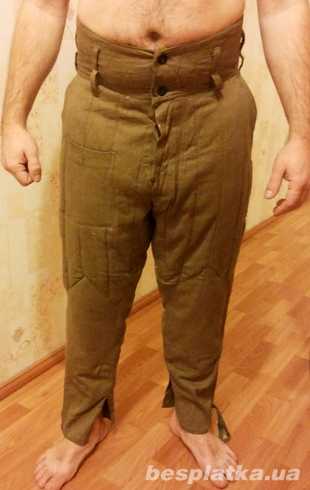 ватные армейские штаны рост 2-6. всегда в наличии .