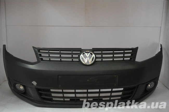 Бампер передний с галогенами Volkswagen Caddy Фолькцваген Кадди Кадді