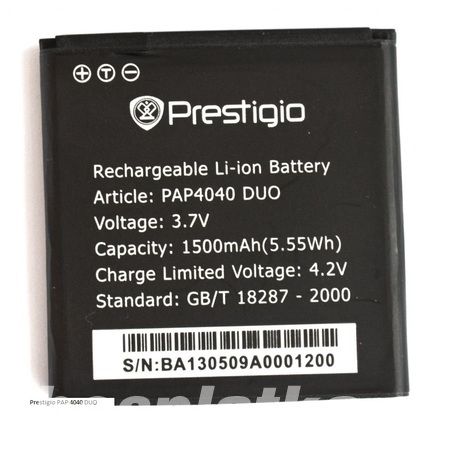 Аккумуляторная батарея для Prestigio PAP 4040 DUO