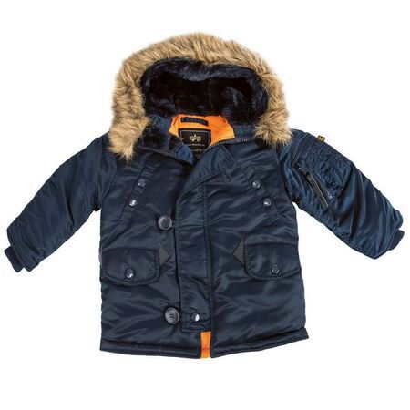 Детские куртки Аляска от Американской фирмы Alpha Industries Inc. USA