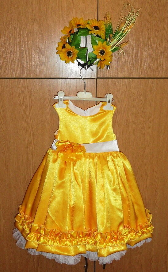 Платье Одуванчик, Солнышко, Цветочек на 2-4 года