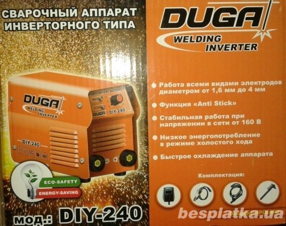 Сварочный инвертор DUGA DIY-240