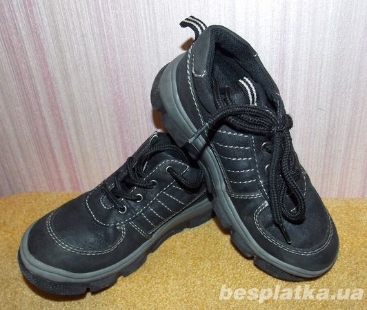 Черные туфли  ProAction на шнурках на мальчика - 31 размер,20 см
