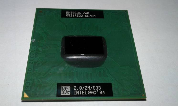 Процессор Intel Pentium M760 Rh80536 Sl7sm