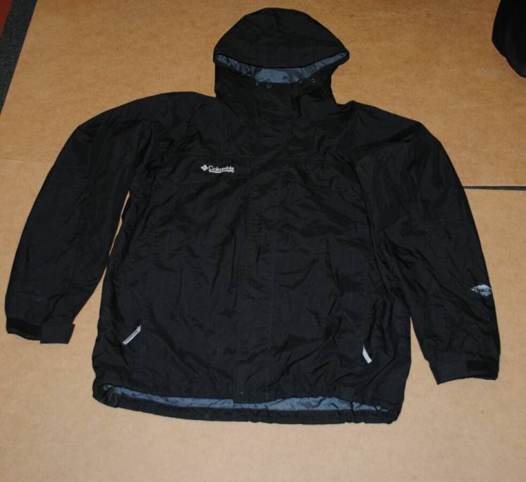Columbia Omni Tech Titanium Jacket куртка штормовка мужская черная