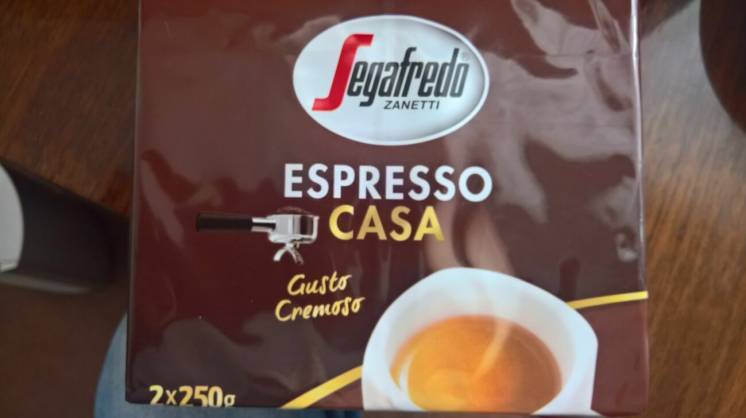 Оригінальна італійська кава Segafredo Espresso Casa (90% арабіка)