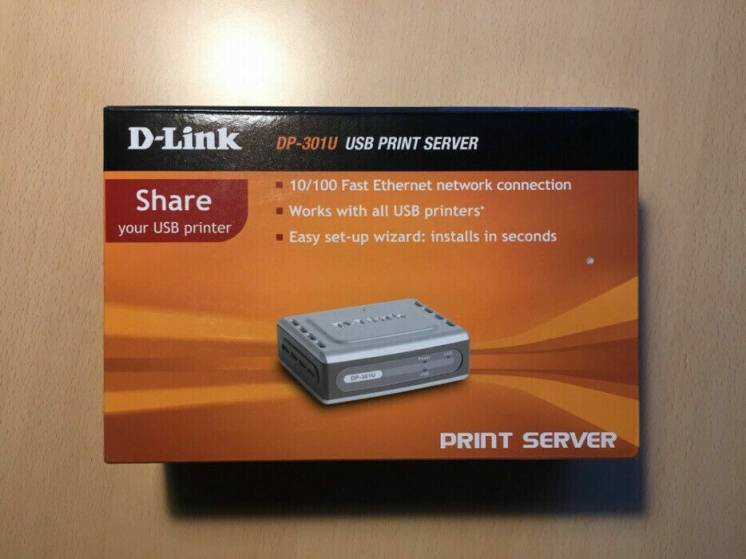 Принт сервер D-link Dp-301u