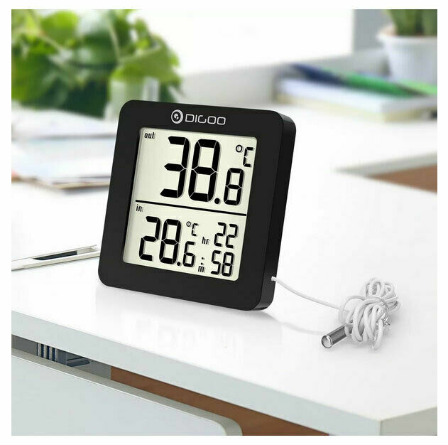 Цифровой термометр электронный 2 датчика Digoo Dg-th01