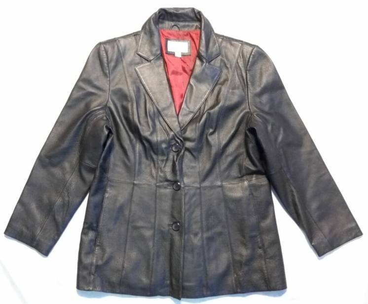 Женский кожаный пиджак демисезонная куртка Worthington(сша)