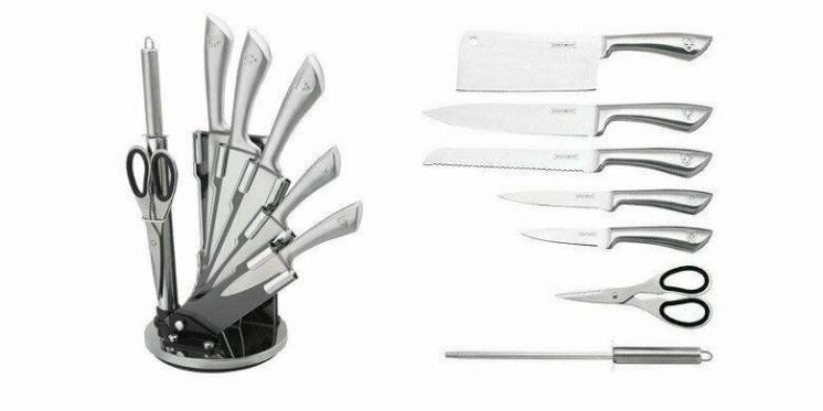 Набор металлических ножей на подставке Royalty Line Rl-kss600 7pcs