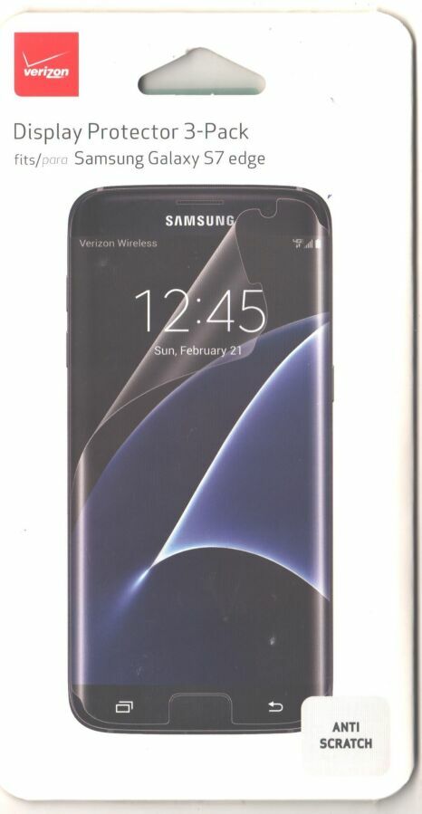 Захисна плівка Verizon Samsung Galaxy S7 Edge 3 штуки