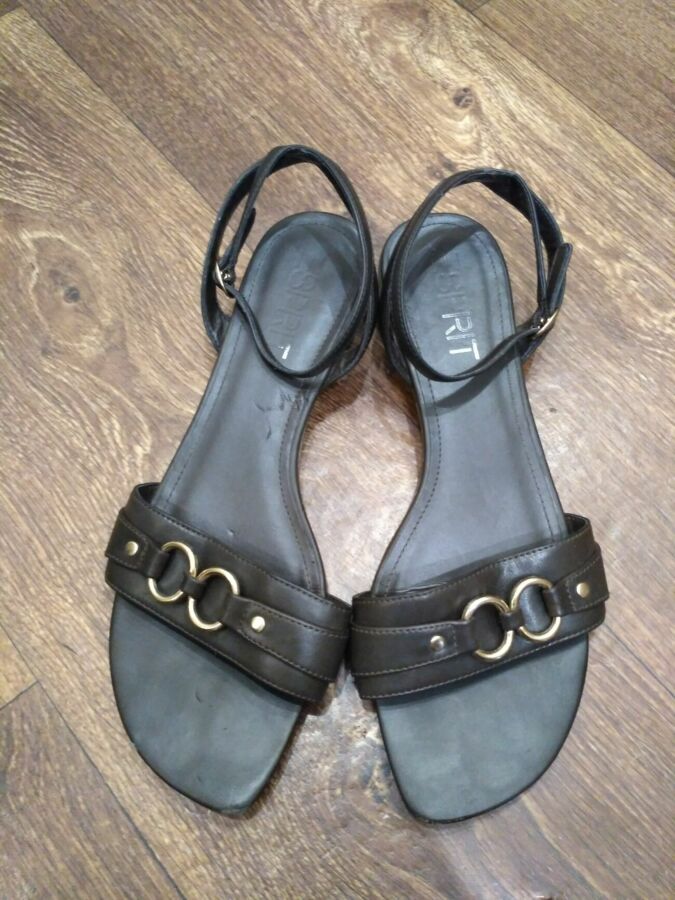 Esprit босоножки, сандалии на маленьком каблуке, 40 размер