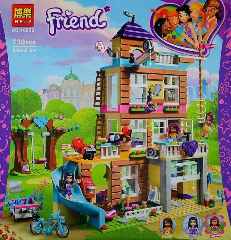 Конструктор Friends дом дружбы реплика Lego