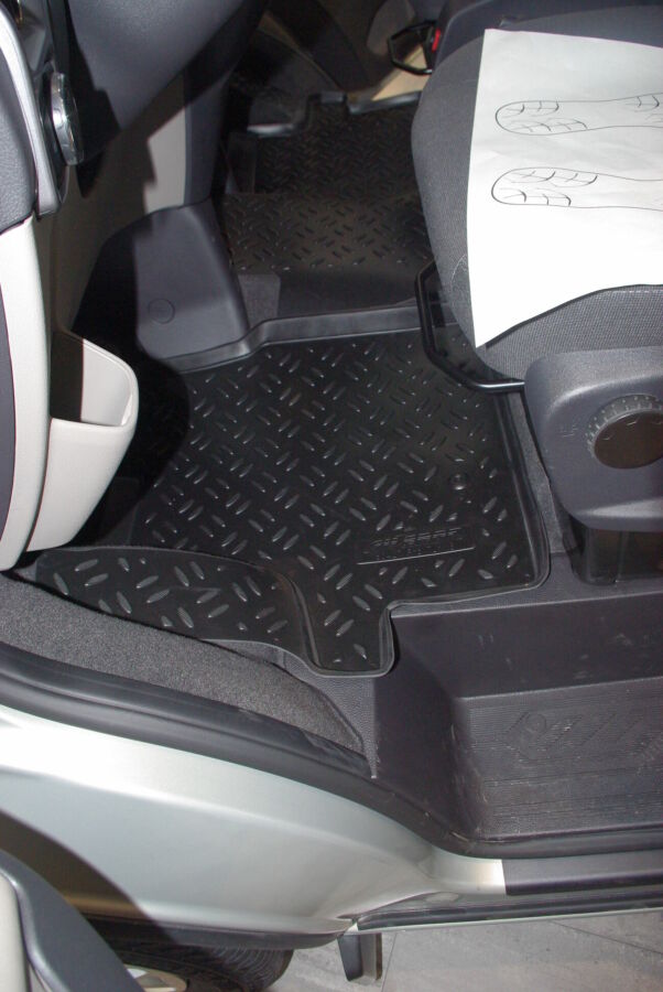 Коврики салона Ford  Tourneo Custom 2012 передние полиуретан Alieron